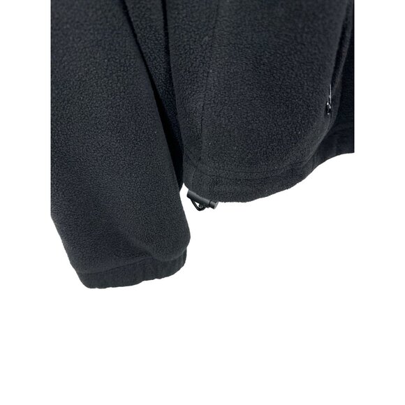 Columbia Black Full-Zip Fleece Jacket Warm Outerwear Men's Size XL - Picture 2 of 9